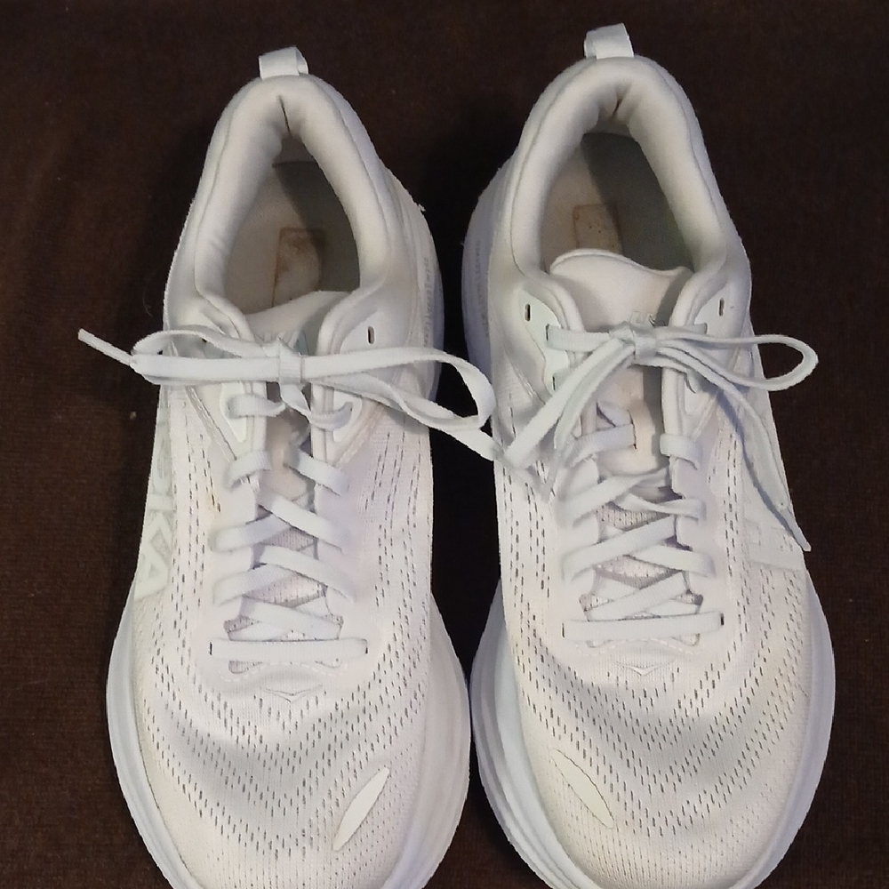 Hoka Classic White Sneakers